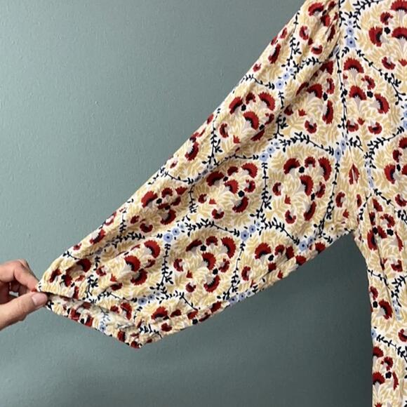 BILA 77 Floral Maxi Dress Flowing Casual- Size Large - Picture 8 of 8